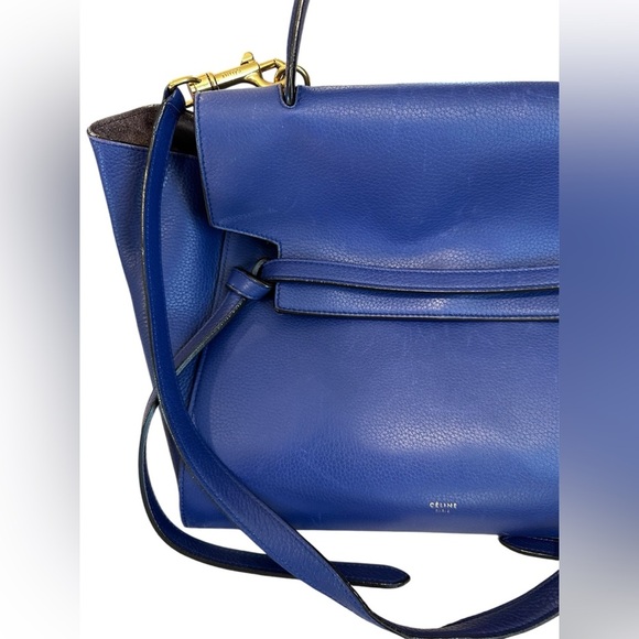 Celine Grained Calfskin Mini Belt Bag Cobalt - Picture 2 of 9